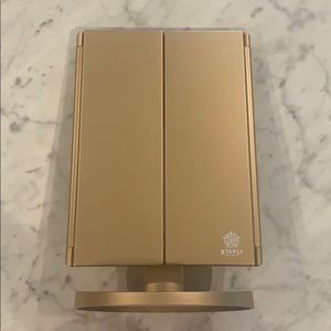 NWOT Gold Light Up Mirror
